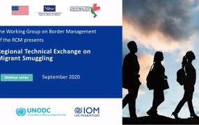 Webinars for a Regional Technical Exchange on Smuggling of Migrants