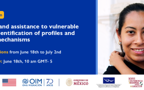 Programa de Capacitación - Protección y asistencia a personas migrantes vulnerables: identificación de perfiles y mecanismos de referencia