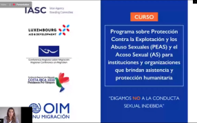 Program on protection against Sexual Exploitation and Abuse and Sexual Harassment